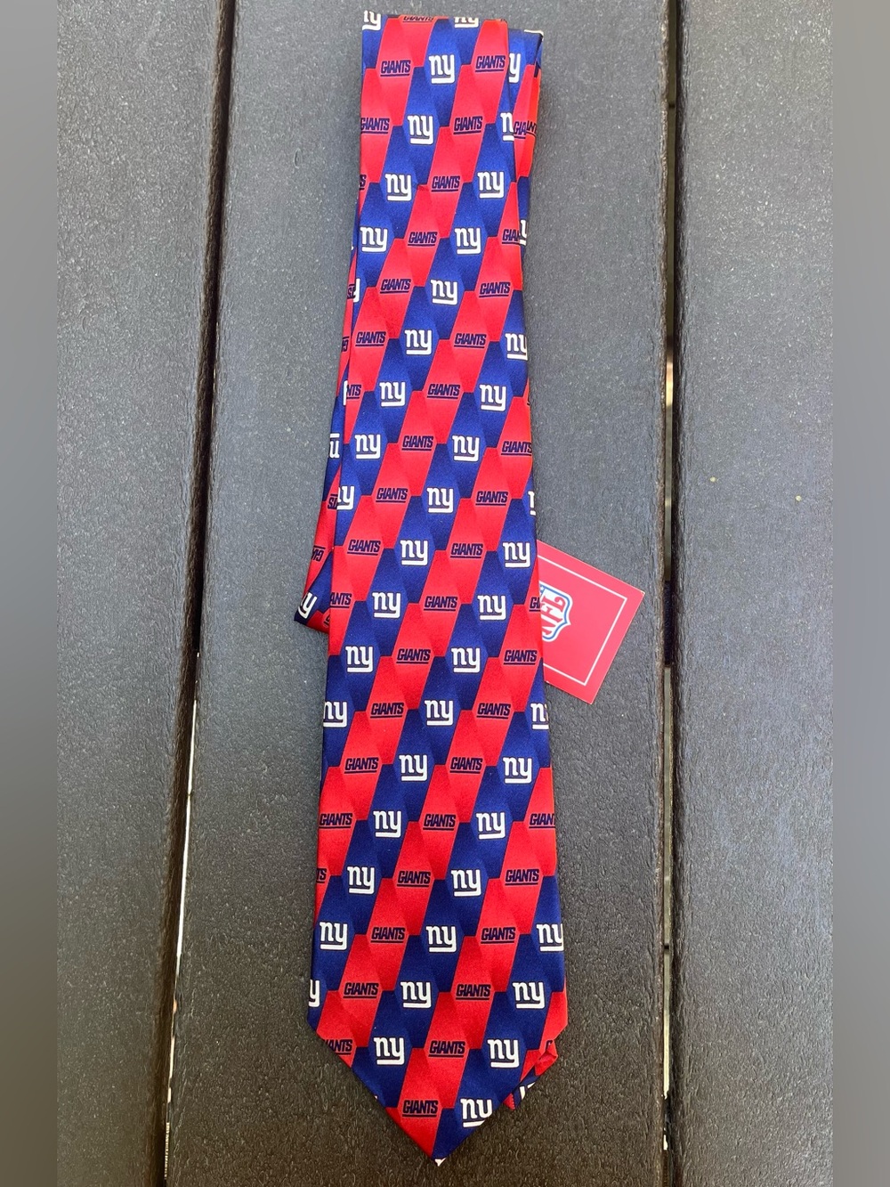 NWT NY Giants Silk Tie